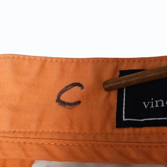 Vineyard Vines Shorts Mens 32 Orange Chino Club Shorts Preppy Flat Front Golf - Picture 8 of 10
